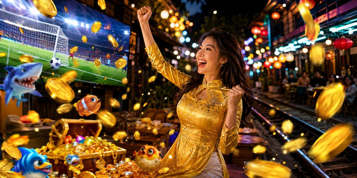 Người chơi tại Hà Nội thử game bắn cá trực tuyến trong không gian hiện đại