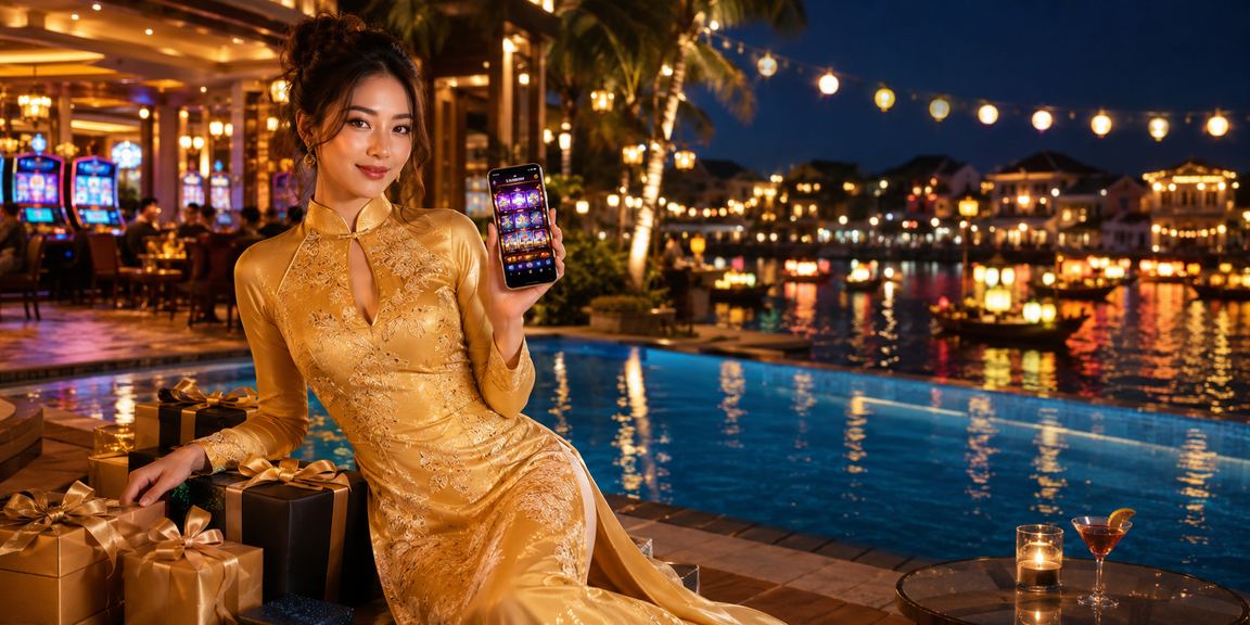 Người dùng tại Hội An mở ứng dụng casino trên điện thoại, xem chi tiết ưu đãi đang áp dụng
